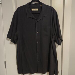 Men's Tommy Bahama 100% Silk Short Sleeve Button Down Shirt - Size XL